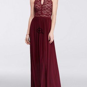Morgan & Co Formal Gown in Wine Size 6